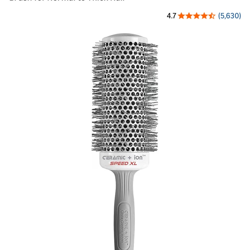 Olivia Garden Ceramic Ion Speed XL 2 1/8 inch Round professional Blowout Brush